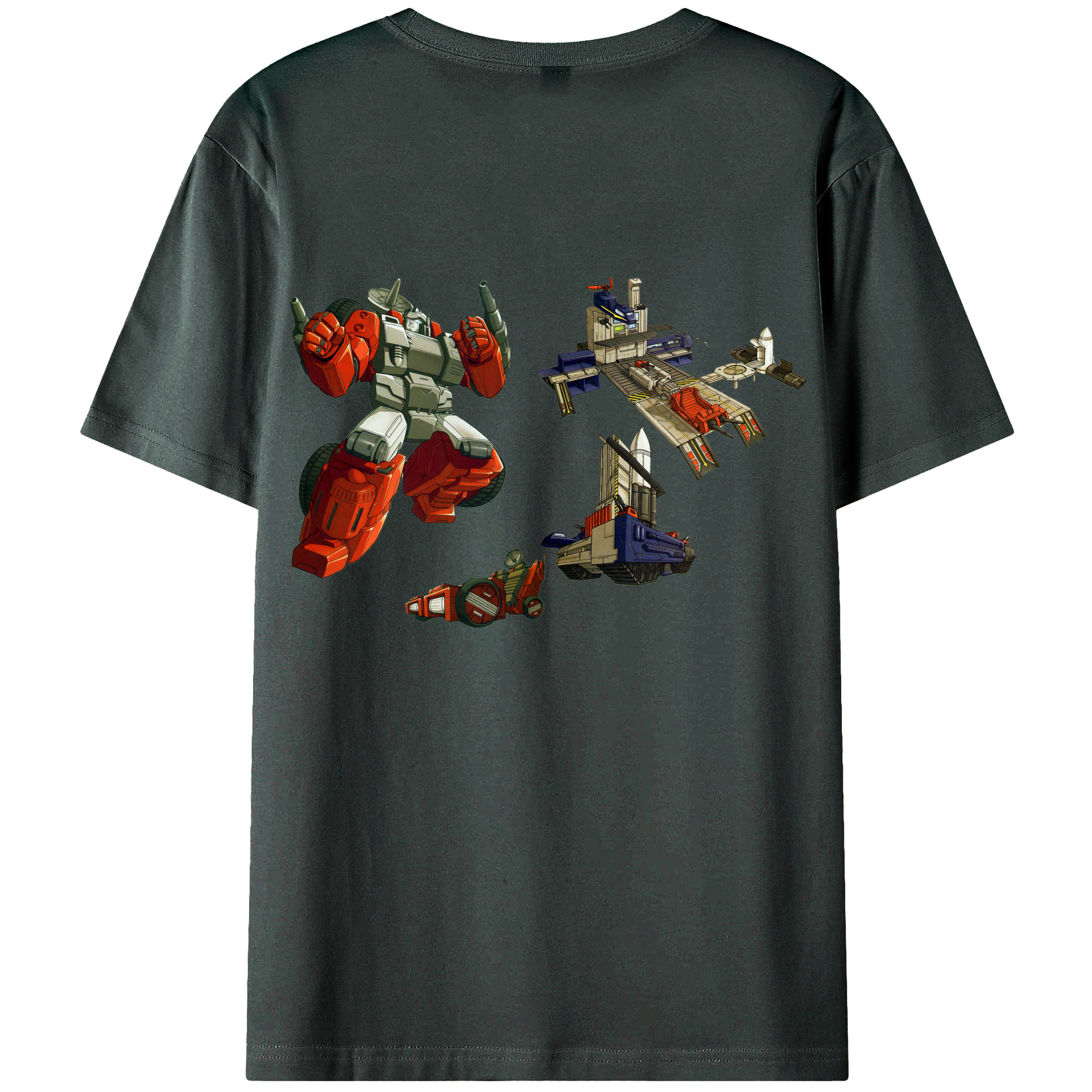 （画像用）  綿100％ メンズ半袖Tシャツ（バックプリント） 通気性